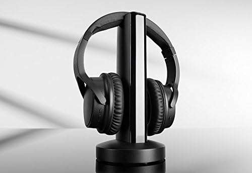 Sharper Image TV Wireless Headphones Silver 5