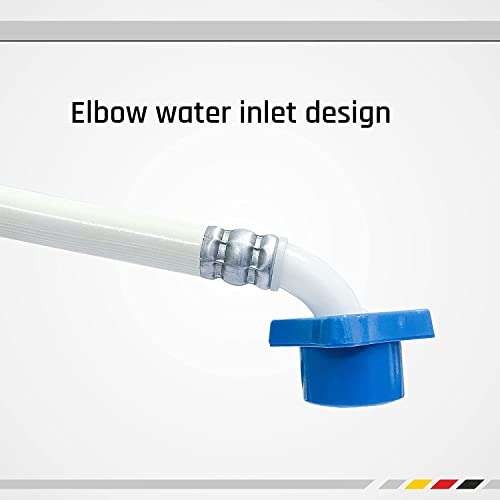 4 Meter Ultra Flexible Water Inflow-Inlet Hose Pipe for Fully Automatic Top Load And Front Load Washing Machine (Rarest Quality 6.2MM Thick) 5