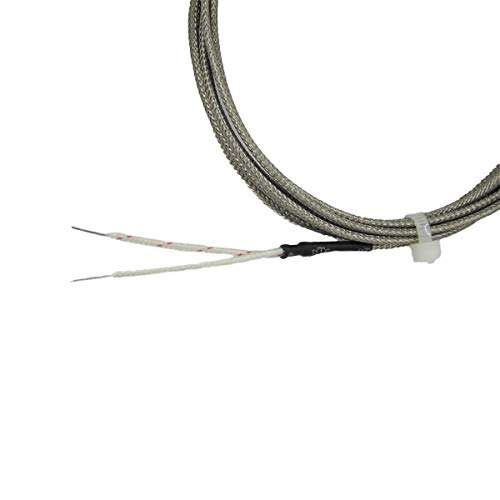 DJ Type Thermocouple Temperature Sensors for Exhaust Gas with 90° Bend Probe, 1/8” Compression Fittings & 3.3 ft Lead Cable 4