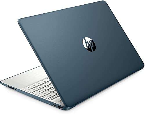 HP 15 15.6" FHD IPS Laptop, AMD Ryzen 5 5500U (6-core, 4.0 GHz), Webcam, USB-C, HDMI, AMD Radeon Graphics, Blue, Full-Size Keyboard, Windows 11, Bundled with HDMI Cable (8GB RAM | 512GB SSD) 2