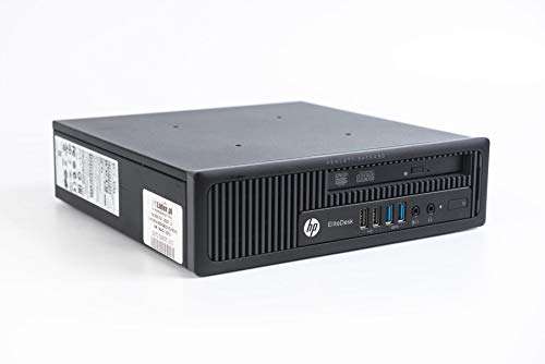 HP EliteDesk 800 G1 Ultra Small Form Desktop PC, Intel Quad Core i5-4590S up to 3.7GHz, 16G DDR3, 500G, WiFi, BT 4.0, Windows 10 64 Bit-Multi-Language Supports English/Spanish/French(Renewed) 1