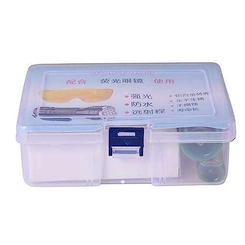 GLANSI Oil Leak Detection Kit, AC Leak Detector Kit, UV Dye Leak Detector Tool, Engine Oil Leak Detecting Tools for Automobiles, Households, Cold Storage, Refrigerator and Central Air Conditioner 5