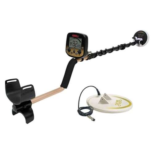 Fisher Labs GOLDBUG Pro Coil Combo Gold Metal Detector with 5 Inch and 10 Inch Waterproof Search Coil, Lightweight, Ergonomic Design, Precise, Easy to Use, Black 1