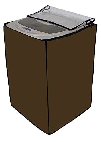 AUF Top Loading Washing Machine 7 kg Cover Waterproof & Dustproof for Transparent Look for Top Transparent Color no 46 4