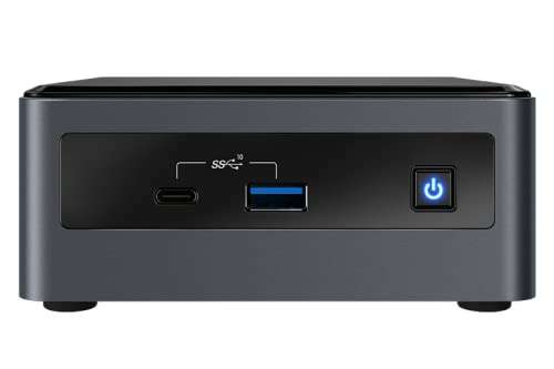 Intel NUC NUC10i7FNH1 Mini PC/HTPC, Six-Core i7- Up to 4.7GHz, DDR4 RAM Expandable up to Premium 64GB RAM + 2TB NVMe M.2 SSD, WiFi 6, Bluetooth 5.0, Thunderbolt 3, 4K Support, Triple Monitor Capable 2