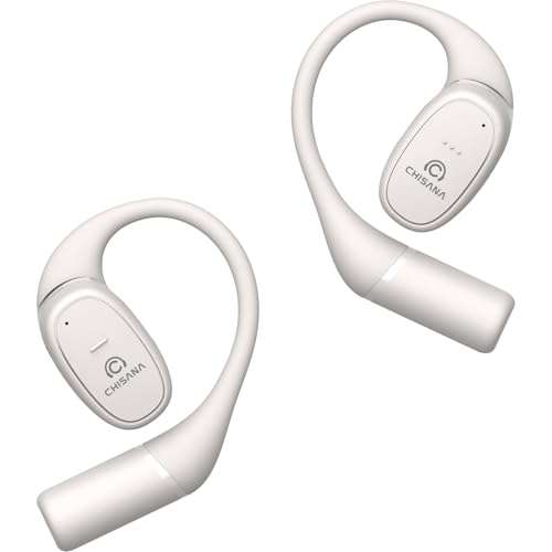 CHISANA Wireless Earbuds, Bluetooth Headphones Extreme Subwoofer Bass,Bluetooth Earbuds for Stable Connection,Instant Pairing and Dual Microphones,Suitable for Workout, Running, Gym (White2) 3