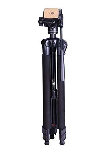 Powerpak Video-X5 5.6ft Lightweight Portable Aluminium Tripod Stand with Bag for Video & DSLR Cameras Payload 5Kg 3