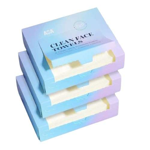 Cheekee Face Towels – Ultra-Soft, Vegan, Dermatologist-Tested. Made for Sensitive Skin & Travel (10 Count) (Pack of 2)