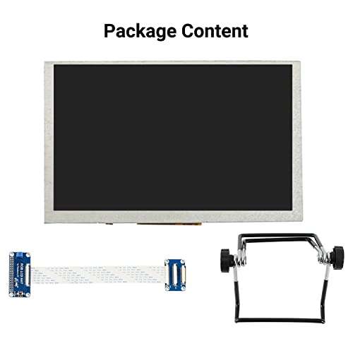 Waveshare 5inch Display 800x480 Hardware Resolution for Raspberry Pi 2B/3B/3B+/3A+/Zero/Zero W/Zero WH with DPI Interface No Touch Supports Raspbian Ubuntu OSMC etc. 2