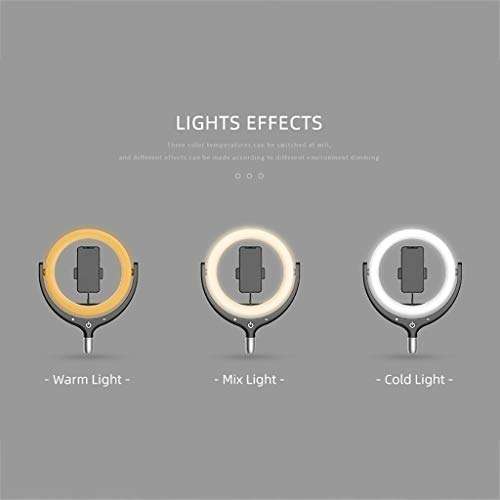 Shotbow LED Ring Light Dimmable Ring Light 30CM RGB Ring Light Selfie Ring Light LED Camera Ringlight with Phone Holder Makeup Lighting for Streaming, YouTube Video, Photo, Photography (black) 3