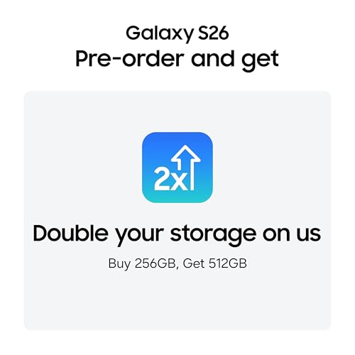 Samsung Galaxy S26 5G (Sky Blue, 12GB RAM, 256GB Storage), AI Phone, Photo Assist, Creative Studio, 50MP Camera, and 4300mAh Battery 3