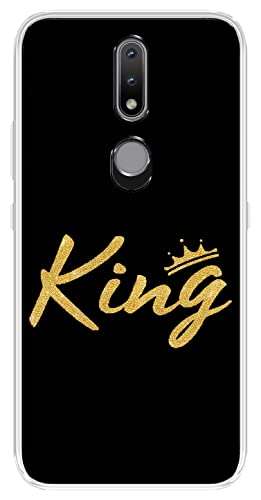 Amazon Brand - Solimo Designer Multicolor King Printed Soft Back Case Mobile Cover for Nokia 2.4