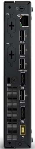 Lenovo ThinkCentre M625q Mini Desktop Computer (AMD E2-9000e 2-Core, 8GB RAM, 256GB PCIe SSD, Keyboard & Mouse, Integrated Graphics, 3 USB, 2 Display Port, Win 11 Pro) w/DKZ Hub USB Port Expander 4
