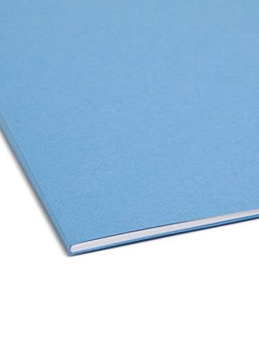 Smead Fastener File Folder, 2 Fasteners, Reinforced 1/3-Cut Tab, Legal Size, Blue, 50 per Box (17040) 5