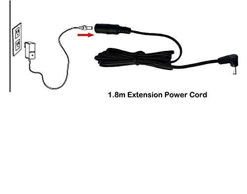 UpBright 6 ft 1.8m Extension Power Cord Compatible with NORDICTRACK/Balance Elliptical 9.0 Trainer Exercise Reebok, ProForm 248512 S400 S500SEL C550E 249159 T9.85ES RBCW909 RE3000 RBCW90908.0 Bike 2