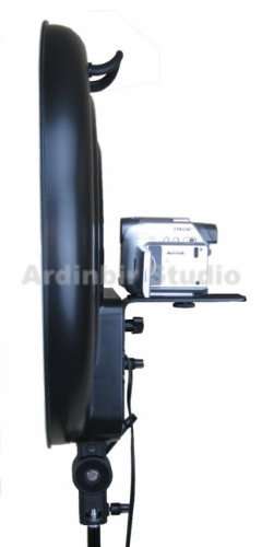 Ardinbir Studio 700W Daylight Cool Video Ring Light Diffuser for Camcorder Panasonic SDR S26, H80, H200, H40, H18 HDC SD1, SD60S, SD5, SD9, TM90K, TM55K, 4