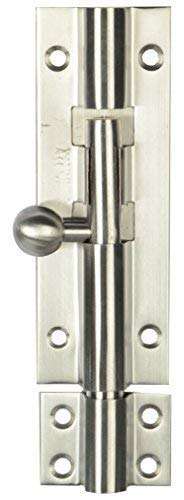 s siskcon Stainless Steel Barrel Bolt 10mm Solid Surface Cane Defend Security Latch Slide Lock 1 inch = 25mm (10 mm x 4 inch Satin Stainless Steel) 1