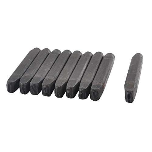 Ubersweet® 9 Pcs Metal Wood Stamping 6mm 0-St Number Stamps Punch 1