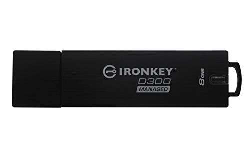 Kingston - IKD300SM/64GB - MF IKD300SM 64GB 64GB D300SM AES 256 XTS Encrypted USB Drive Retail 1