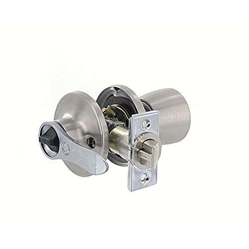Valterra L32CS000 Knob/Lever Stainless Lockset with 1-Piece Latch housing with 1/2 Inch Latch Bolt, (Pack of 1) 2