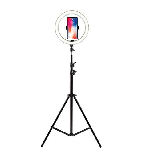 YLLN Ring Light 26cm/ 10in LED Ring Light with Stand and Phone Holder for YouTube Video/Photography Compatible and Makeup 1