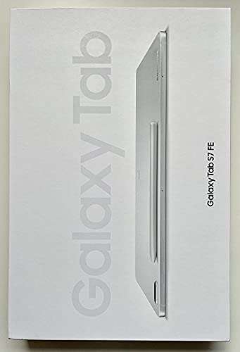 SAMSUNG Galaxy Tab S7FE 2021 WiFi+LTE Android Tablet 12.4” Screen WiFi 64+4GB S Pen Included Long-Lasting Battery Powerful Performance (Mystic Silver)