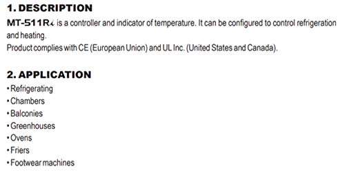 Digital Thermostat MT-511Ri - FULL GAUGE 4