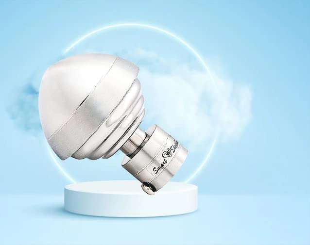 SMART SHOPHAR Stainless Steel Heart Curtain Bracket 4 Inches Silver Pack of 1 Set/Decorative Design/Sturdy and Durable/Rapid and Effortless Mounting 1