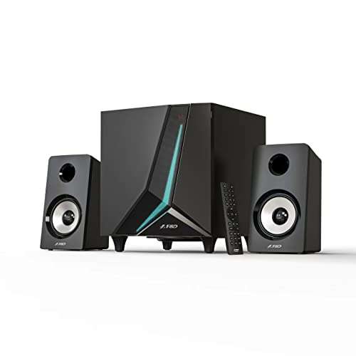 F&D F670X 2.1 Channel Computer Multi-Media Speakers (Black) | Wireless Bluetooth Speakers | Subwoofer, LED Display, USB | Home Theatre | Speaker for Laptop, Pc, TV & Mobile 1