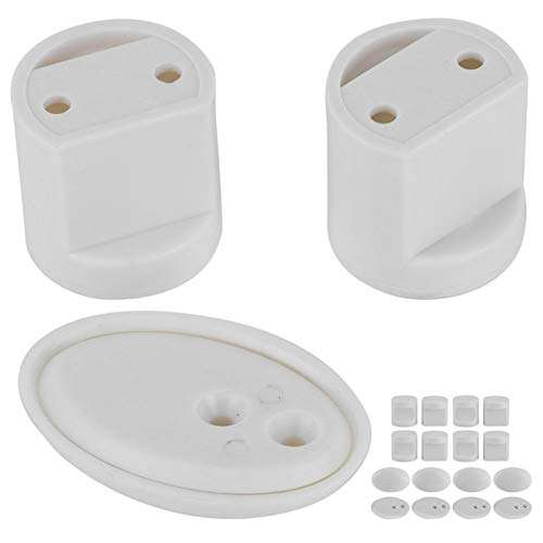 Household Bathroom Door Knob, Double‑Sided Cylindrical Knob Shower Room Door Knob, Easy Pulling and Pushing, Slick Design for Home Bathroom Drawers Cabinets(L38W Handle) 3