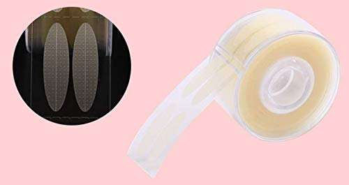 WOIWO 2 PCS Magic Beauty Lace Mesh Double Eyelid Paste Free From Glue Contact With Water Natural Invisible Eyelid Paste 4