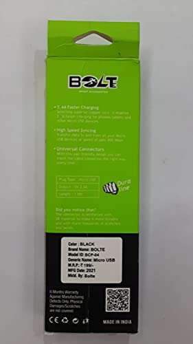 GENERIC Fast Data Cable Compatible All Vivo V9 Pro USB Cable | Micro USB Data Cable | Quick Fast Charging Cable | Charger Cable | Transfer Android V8 Cable (2.4 Amp, 1 M, White) 2