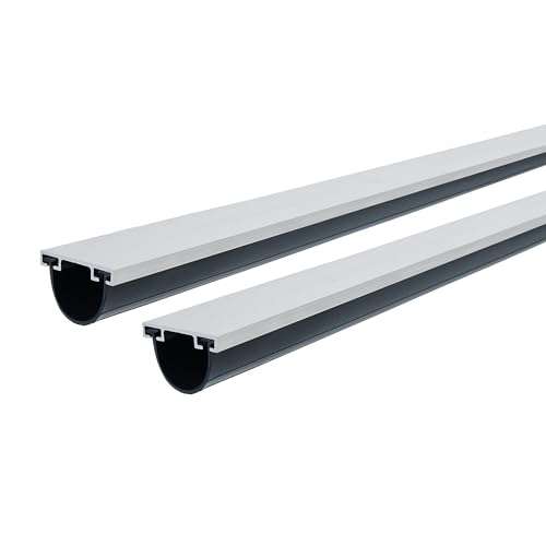 M-D Building Products 87668 18-Feet Universal Aluminum and Vinyl Garage Door Bottom, Black 1