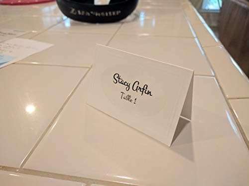 MR-Label Crystal Glossy Clear Multipurpose Labels - Waterproof & Tear-Resistant - Printable Sticker Paper for Holiday Crafts - for Laser Printer Only - 8.5" x 11" Full Sheet Labels - 10 Labels 4