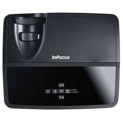 InFocus IN2124 3D Ready DLP Projector HDTV 1024x768 XGA 4000:1 3200 lumens 4:3 HDMI USB VGA Speaker Ethernet 4