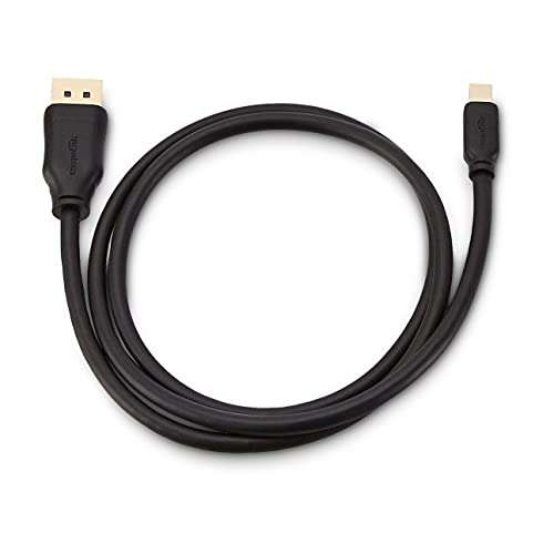 AmazonBasics Mini DisplayPort to DisplayPort Cable-3 Feet,Black 4