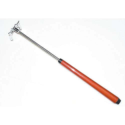 East Eagle Retractable Billiards Pool Cue Stick Bridge with Metal Bridge Head, Billiards Pool Cue Accessory (Brown, 3 Metal Bridge Head) 4