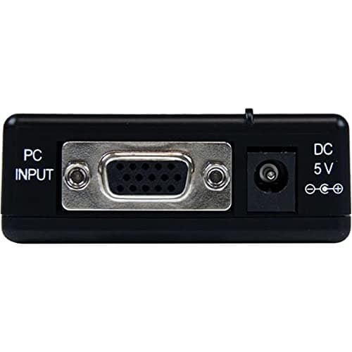 StarTech.com High Resolution VGA to Composite (RCA) or S-Video Converter - PC to TV Video Adapter - 1600x1200 RGB to TV, TAA (VGA2VID) 2