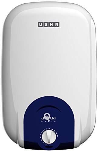 Usha Aquagenie 10-Litre 2000-Watt 5 Star Storage Water Heater (Moonflower Sky Blue)