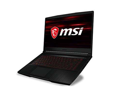 MSI GF63 Thin 10SCXR Gaming Laptop 2023 15.6” FHD 1920 x 1080 Display IPS 60 hertz Intel Core i5-10500H NVIDIA GeForce GTX 1650 4GB GDDR6 16GB DDR4 512GB SSD Backlit Keyboard Windows 11 Home 3