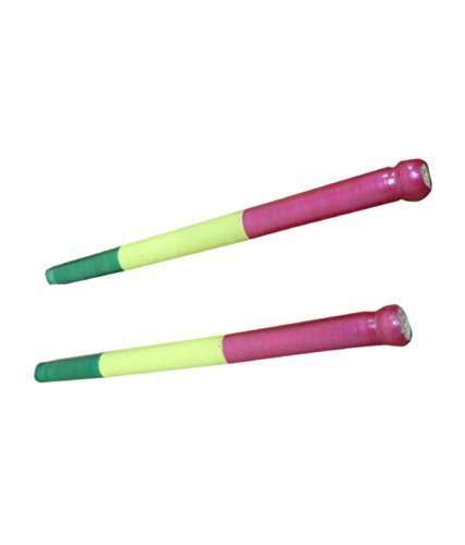 NPRC Navaratri Celebrations Decorative Wooden Dandia Sticks (150 g_Multicolor) 3