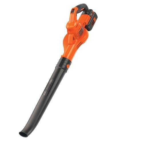 BLACK+DECKER Cordless Leaf Blower, 40V MAX , Leaf Blower Cordless with Battery and Charger, 125 MPH Air Speed, Lightweight Handheld Yard Sweeper (LSW40C) 1