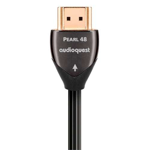 AudioQuest 1.5m Pearl 48 2.1 HDMI Cable - 8K/10K Ultra HD, Gaming, High-Speed, 48Gbps, HDR, eARC 4