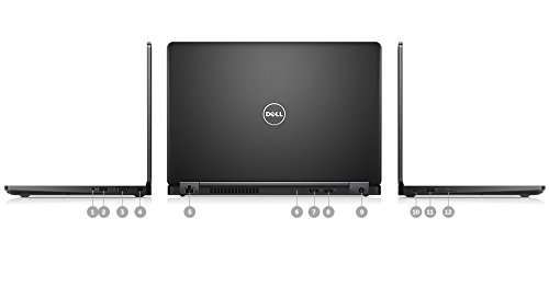 Dell Latitude 5480 Laptop, 14 Inch FHD Anti-Glare Non-Touch Display, Intel Core i7-6600U, 8 GB DDR4, 256 GB SSD, Webcam, Windows 10 Pro (Renewed) 5