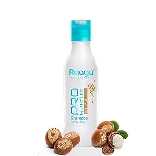 Raaga Professional Pro Botanix Anti-Frizz Shampoo with Shea Butter (200 ml) Smoothes and Controls Unruly Frizzy Hair, Deep Moisturization | Suitable For Men & Women 4