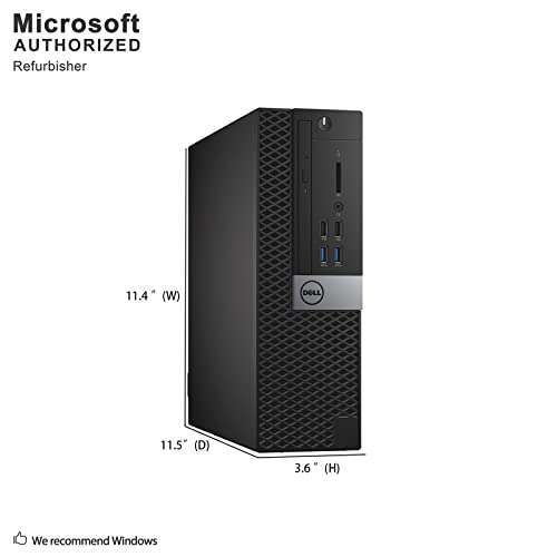 Dell OptiPlex 3040 Small Form Factor PC, Intel Quad Core i5 6500 up to 3.6GHz, 16G DDR3L, 1T, WiFi, BT 4.0, Windows 11 Pro (Renewed) 4