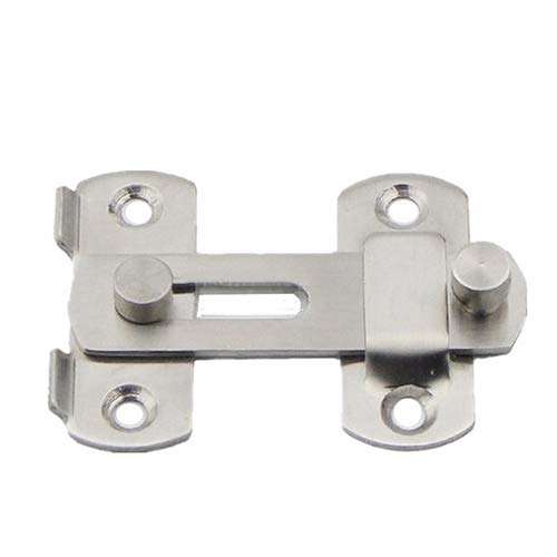 Polytree Door Security Latch Lock, Home Gate Safety Security Guard Stainless Steel Door Window Bolt Slide Lock 1