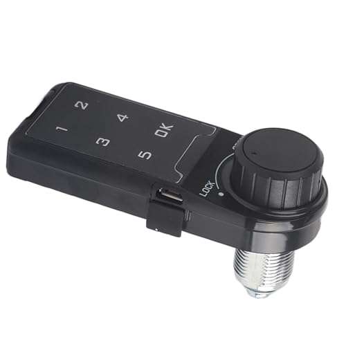 Code Security Lock Touch Digital Keypad Electronic Deadbolt Lock Password Key Access Lock Security Cabinet Coded Locker (L=30) 3