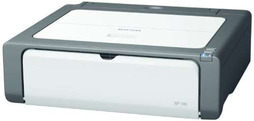 Ricoh Aficio SP 100e Black & White Laser Printer, 10000 Pages Duty Cycle, 1200 x 600 dpi Print Resolution 1