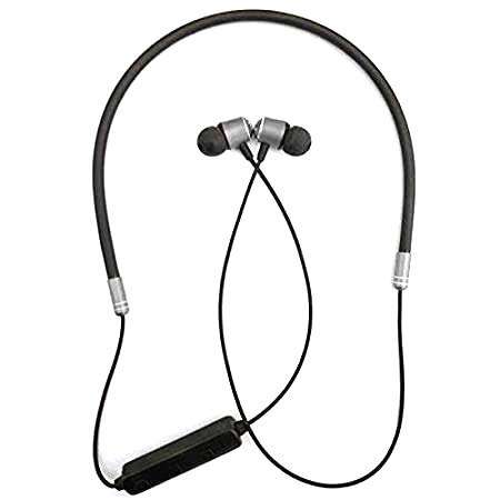 Duet Mini Magnetic Neckband Bluetooth Headset with Mic, Extra Bass Stereo, Lightweight and Sweat Proof Prefect for Motorola G5S Plus 1